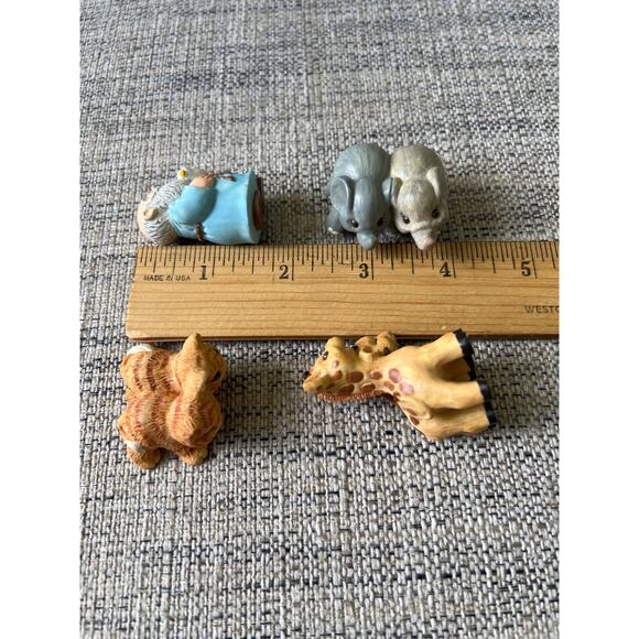 Hallmark Merry Miniatures Noah and Friends 7 Piece Set 1995 - Picture 9 of 9